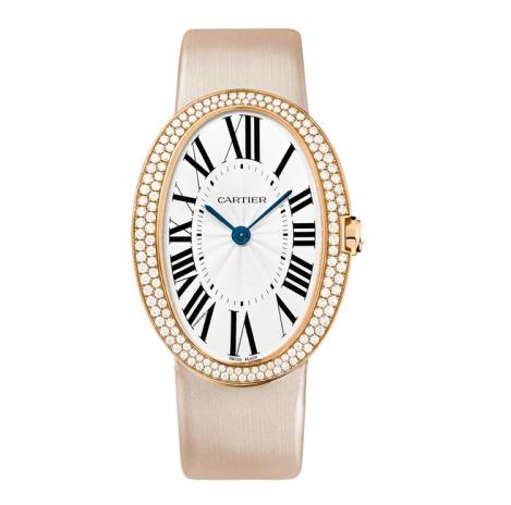 The luxury replica Cartier Baignoire WB520005 watches are made from 18k red gold.