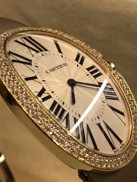 The 44 mm fake Cartier Baignoire WB520005 watches have silvery dials.