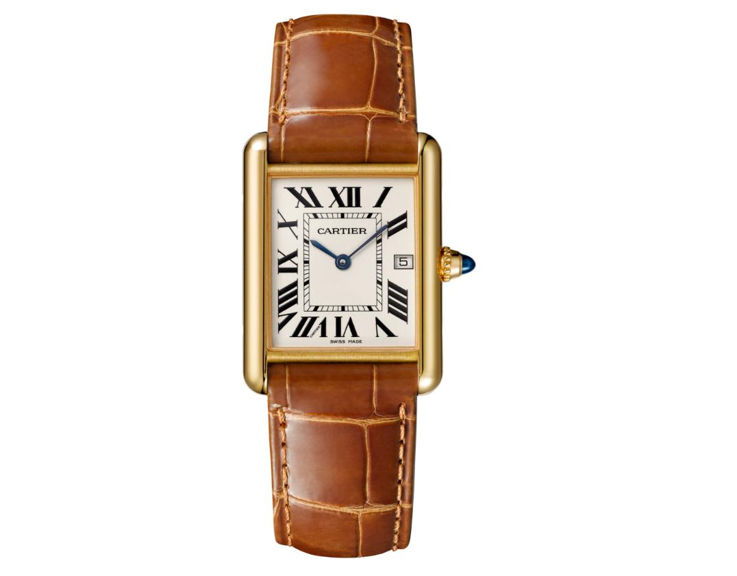 The luxury fake Cartier Tank Louis Cartier W1529756 watches are made from 18k yellow gold.