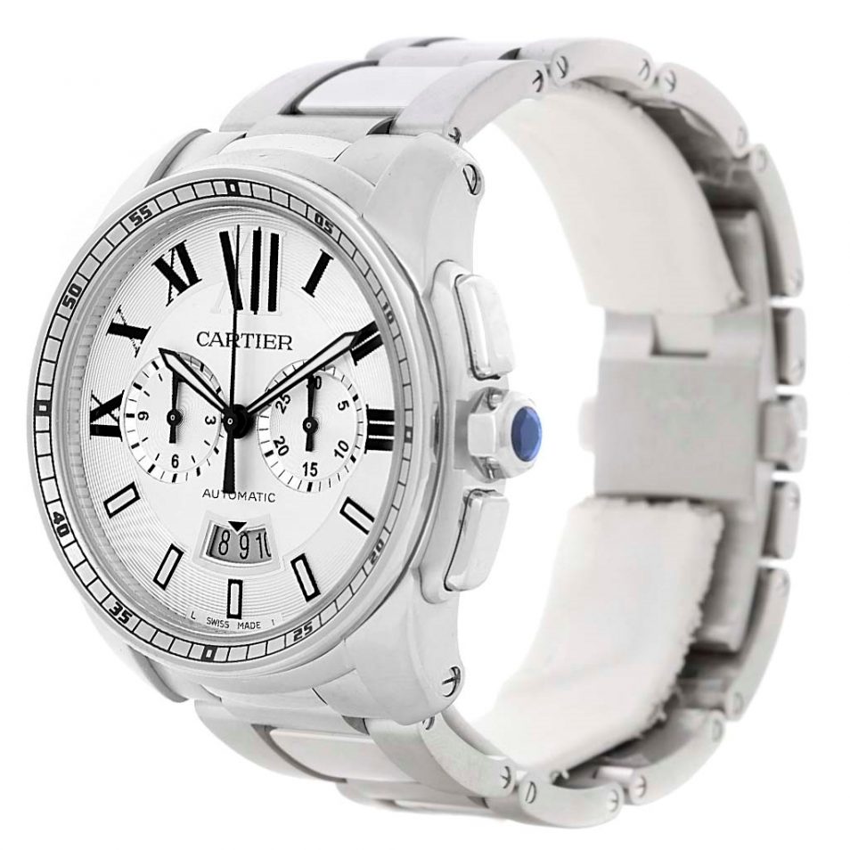 Prominent Watches Fake Calibre De Cartier W7100045 For Males