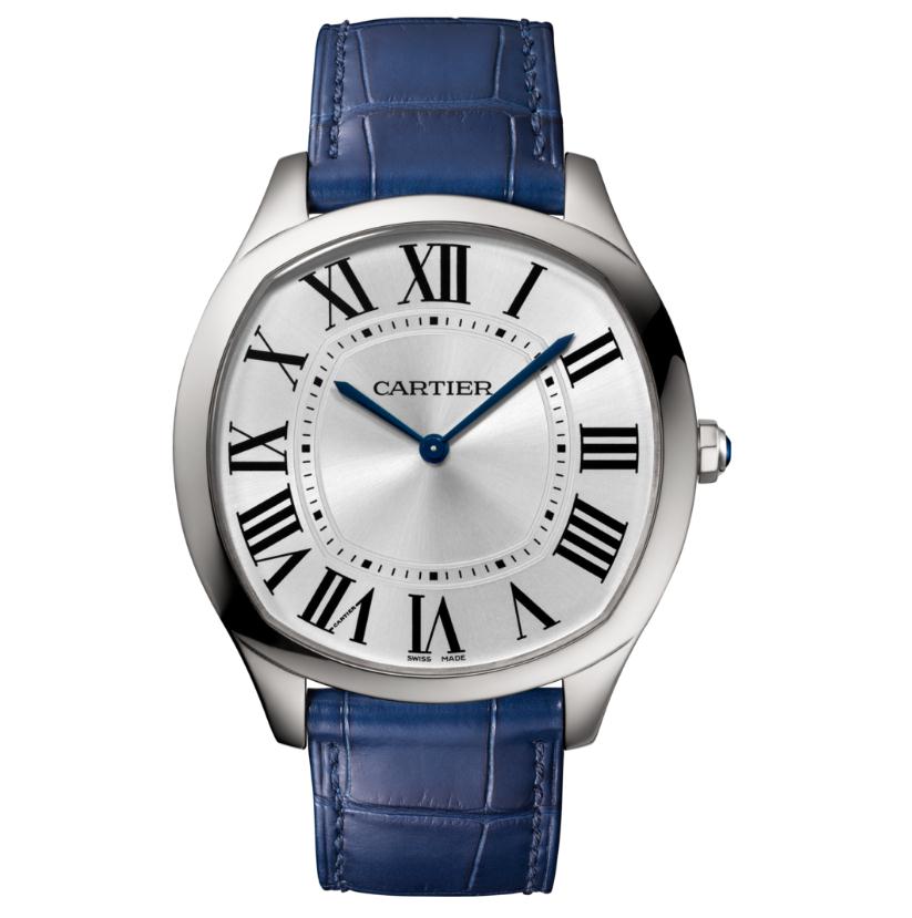 The sturdy fake Drive De Cartier WSNM0011 watches are made from stainless steel.